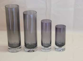 Farget glassvase