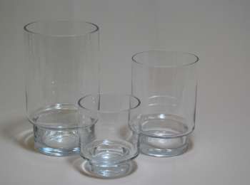 Klar glassvase