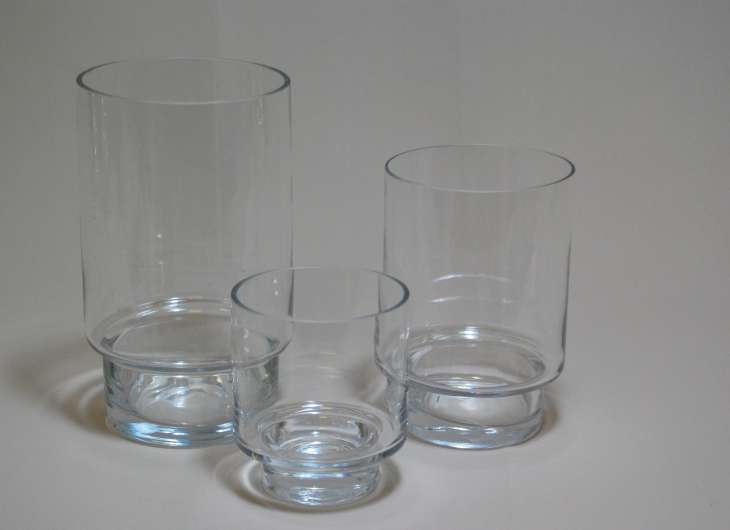 Klar glassvase