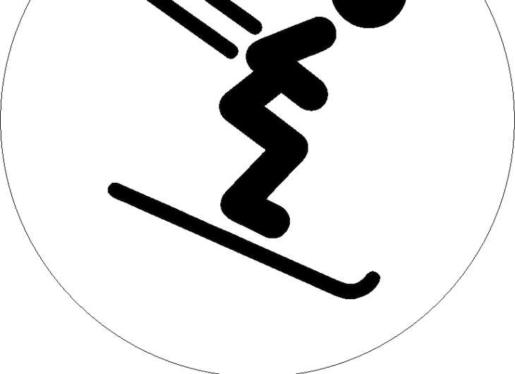Slalom pictogram